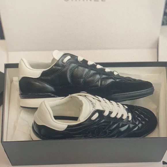 Chanel Black Womens Sneakers - Picture 4 of 9